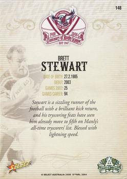 2008 NRL Centenary #148 Brett Stewart Back